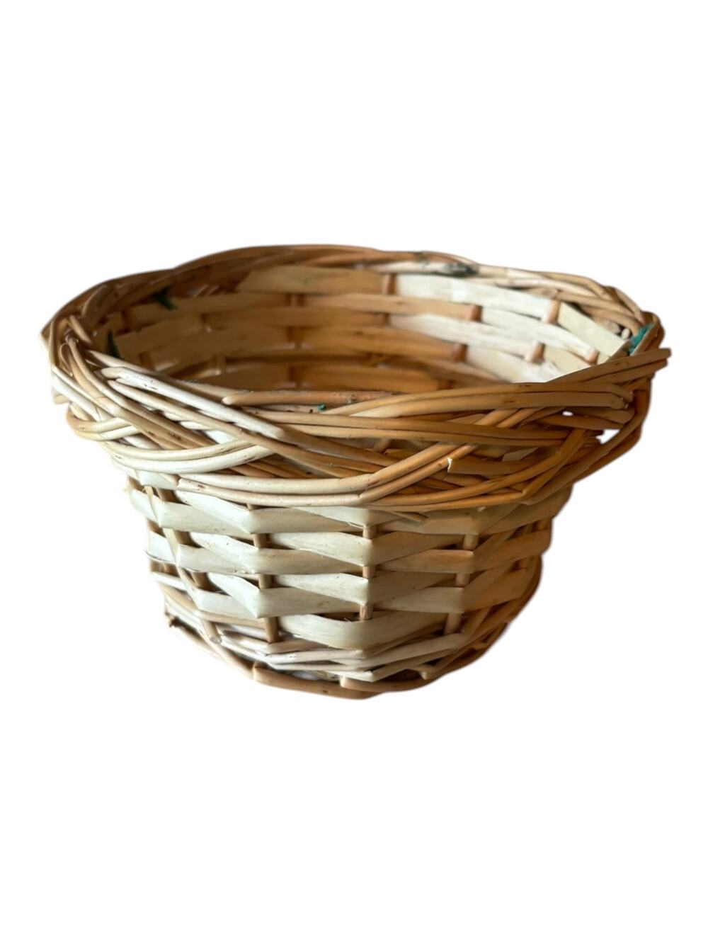 Woven Basket Round 3" High